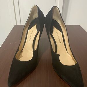 Paul Andrew Black suede Women's pump